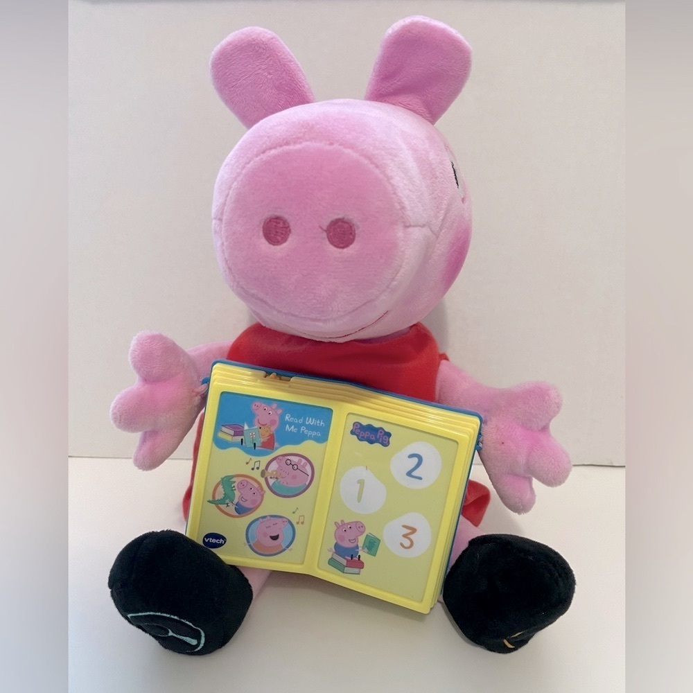 VTech Peppa Pig Read With Me Peppa Learning Toy Reading Language Development - Picture 2 of 8